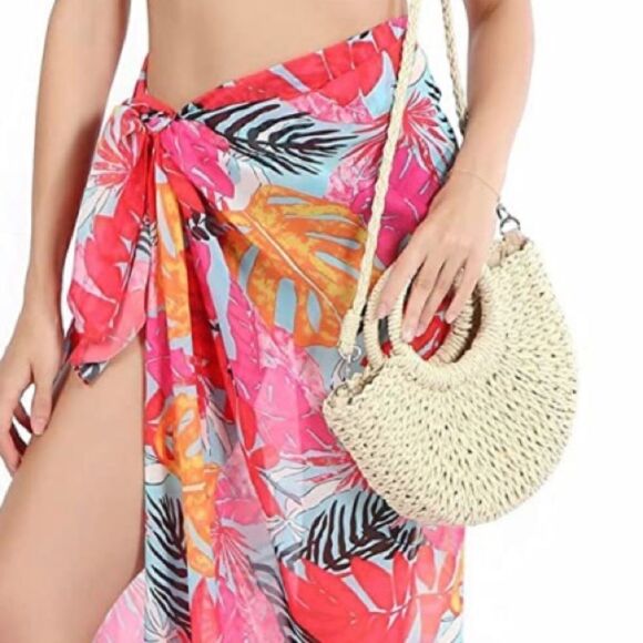 Cream straw bag - Picture 1 of 5